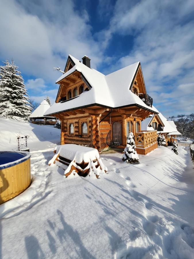 Goralska Chatka 3 Highland Cottage - Jacuzzi, Sauna, Split Ac, Private Parking, Mountains View ザコパネ エクステリア 写真