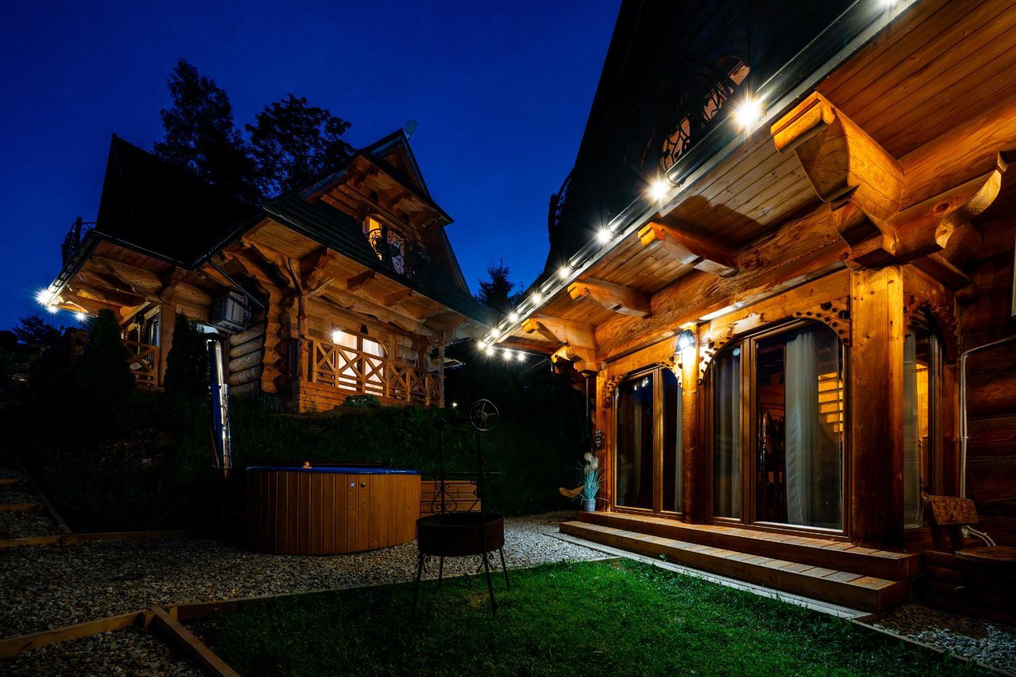 Goralska Chatka 3 Highland Cottage - Jacuzzi, Sauna, Split Ac, Private Parking, Mountains View ザコパネ エクステリア 写真