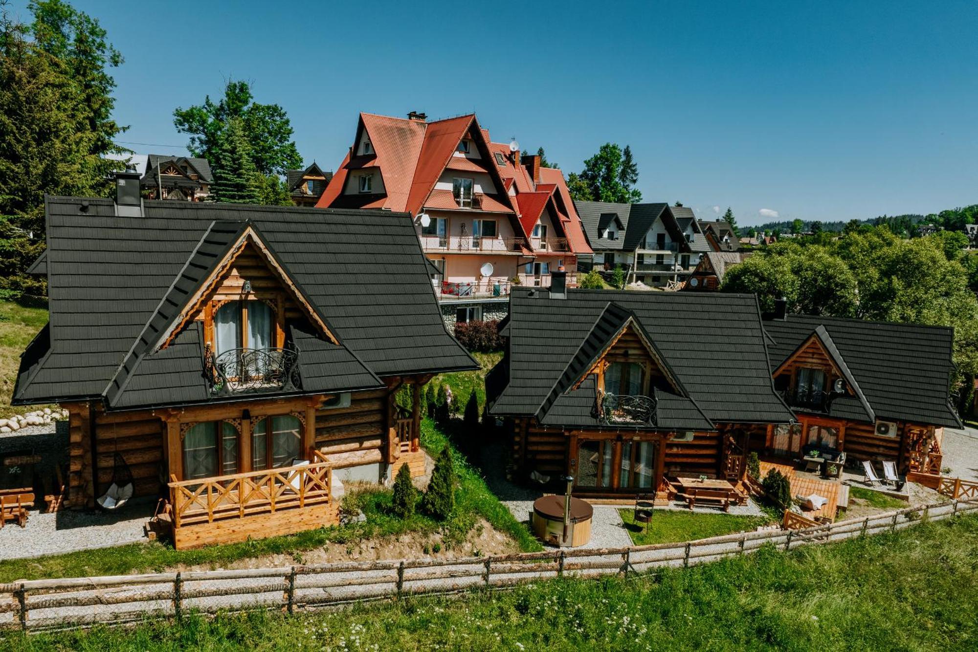 Goralska Chatka 3 Highland Cottage - Jacuzzi, Sauna, Split Ac, Private Parking, Mountains View ザコパネ エクステリア 写真