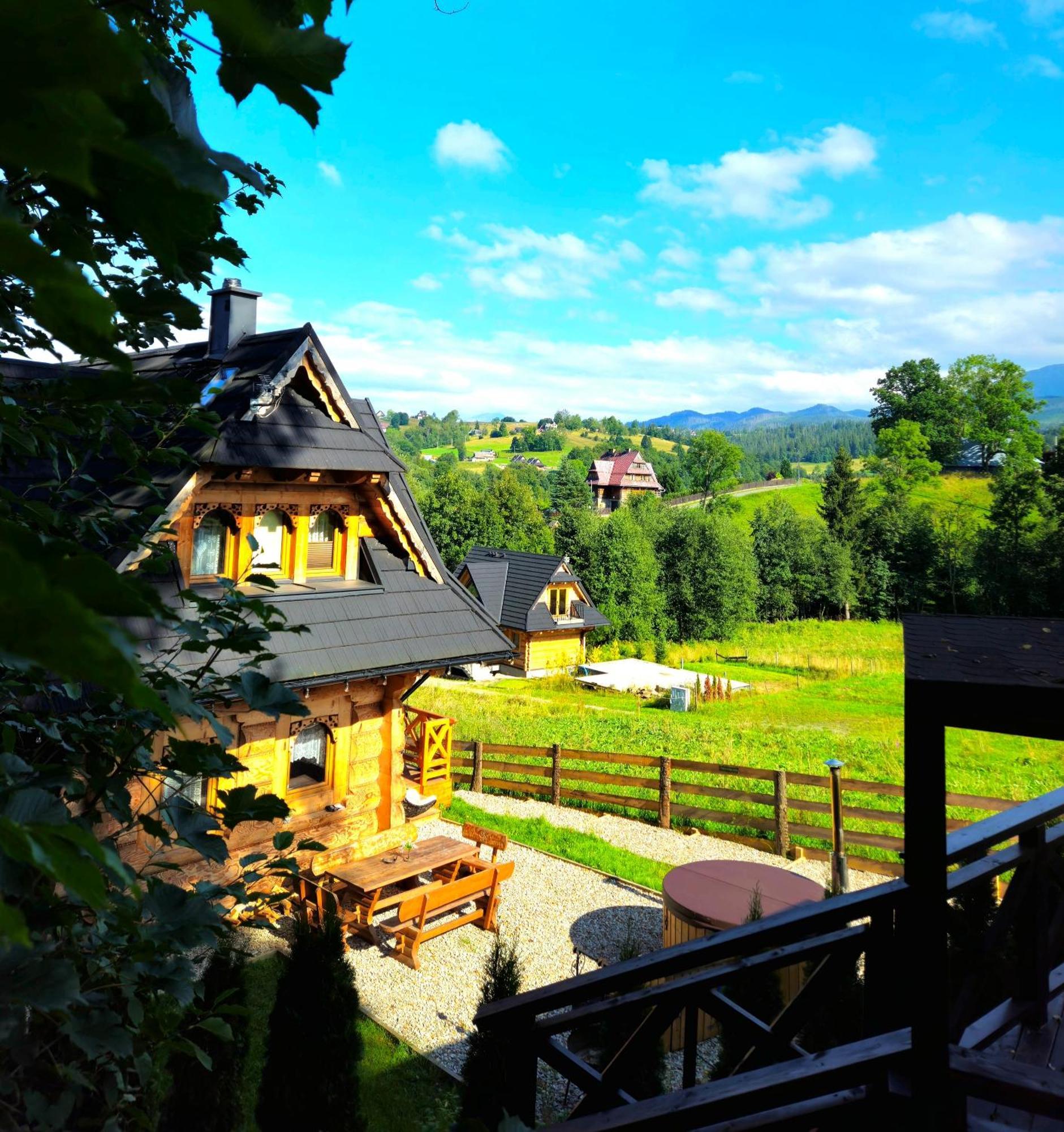 Goralska Chatka 3 Highland Cottage - Jacuzzi, Sauna, Split Ac, Private Parking, Mountains View ザコパネ エクステリア 写真