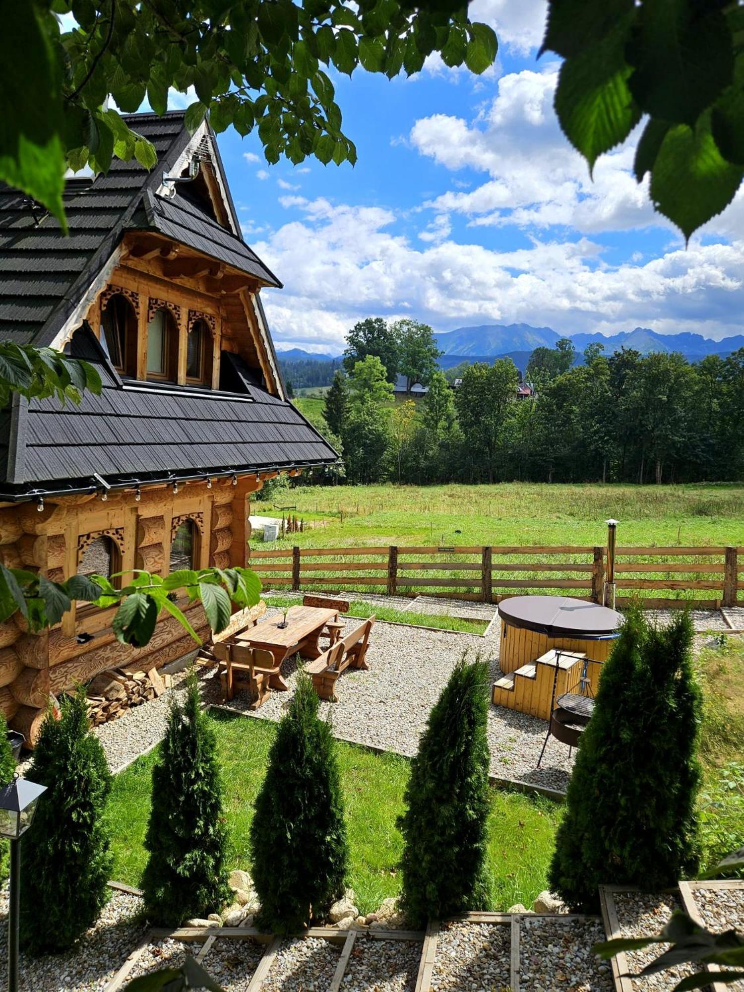 Goralska Chatka 3 Highland Cottage - Jacuzzi, Sauna, Split Ac, Private Parking, Mountains View ザコパネ エクステリア 写真