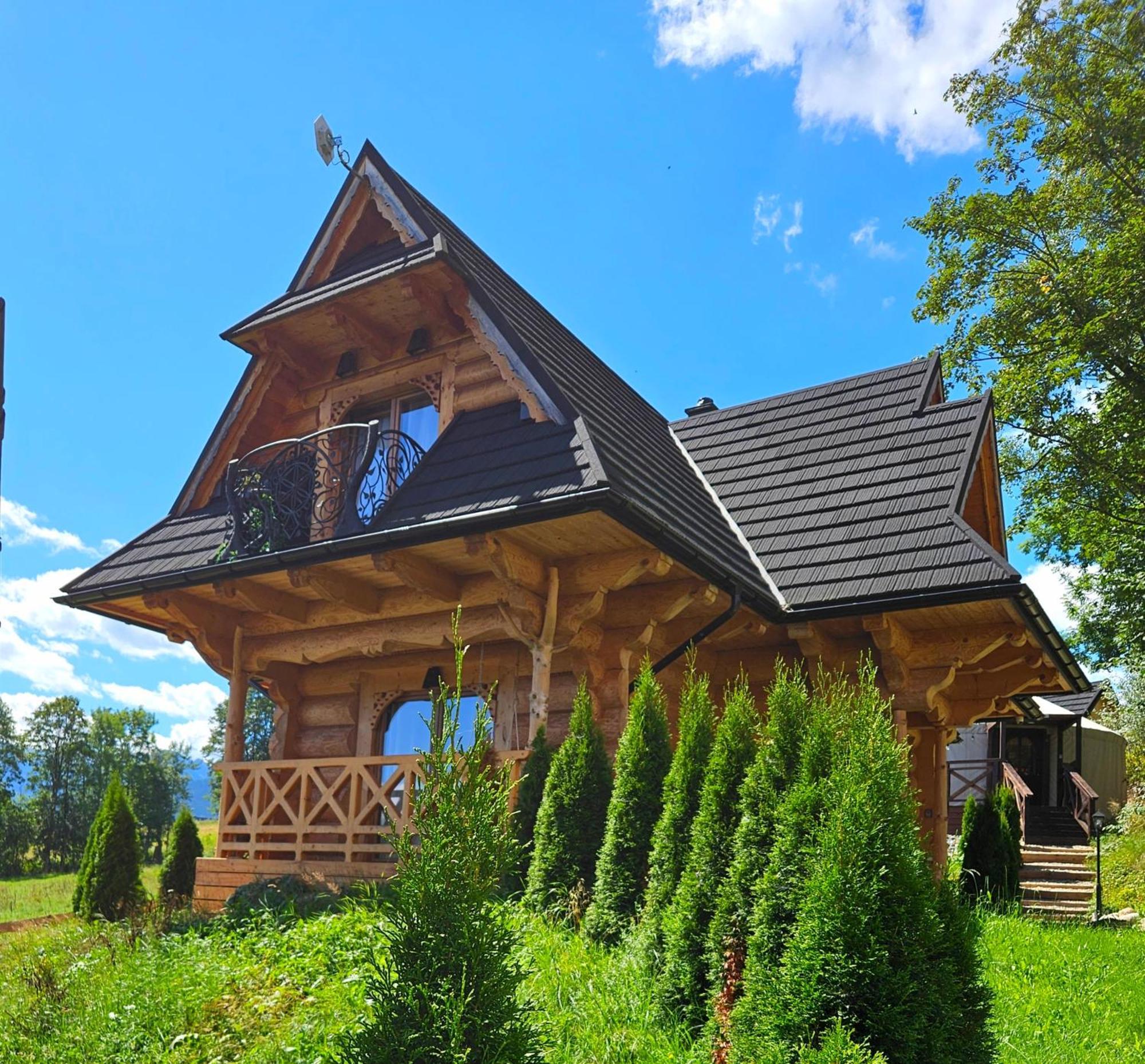 Goralska Chatka 3 Highland Cottage - Jacuzzi, Sauna, Split Ac, Private Parking, Mountains View ザコパネ エクステリア 写真