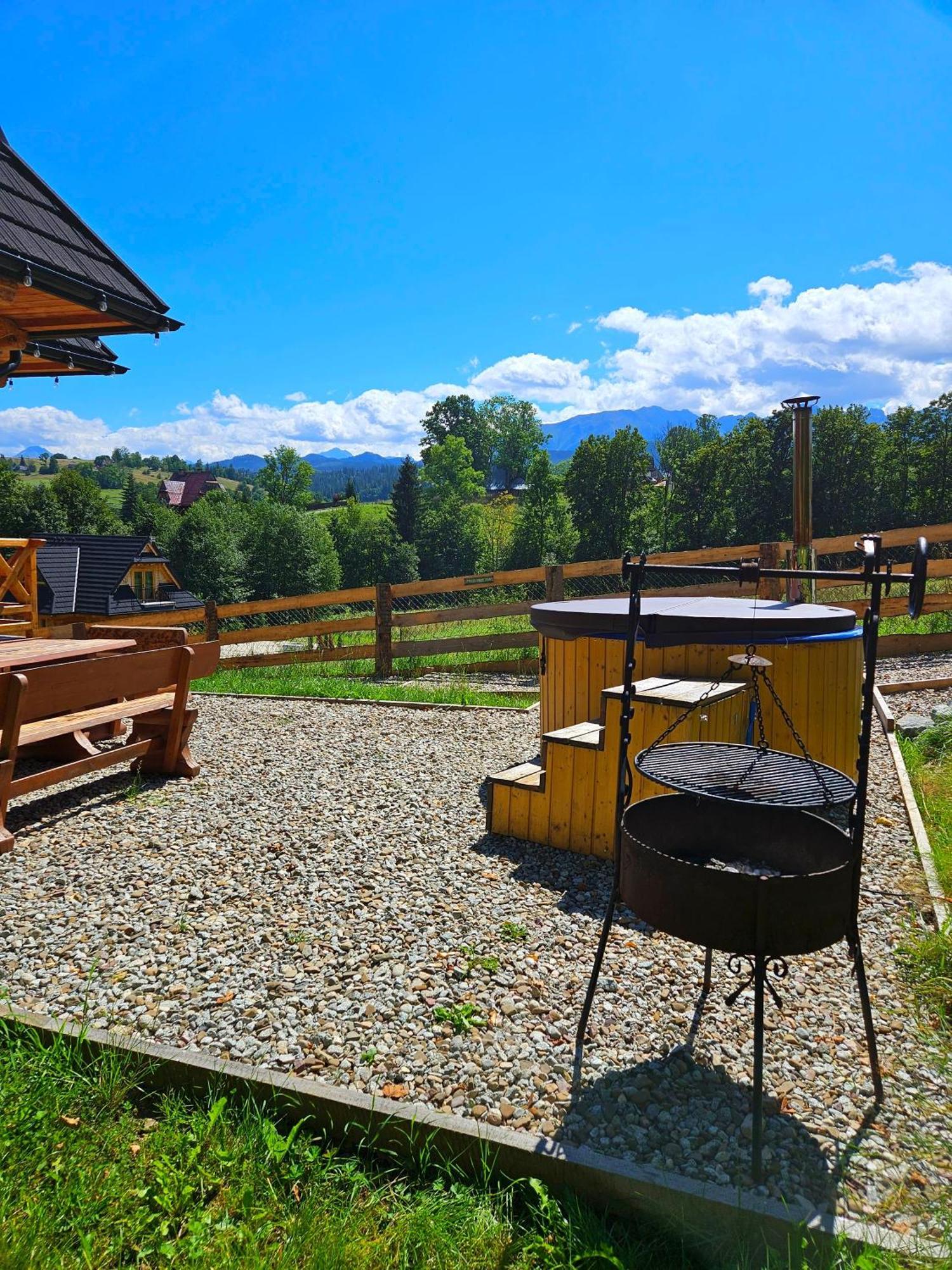 Goralska Chatka 3 Highland Cottage - Jacuzzi, Sauna, Split Ac, Private Parking, Mountains View ザコパネ エクステリア 写真