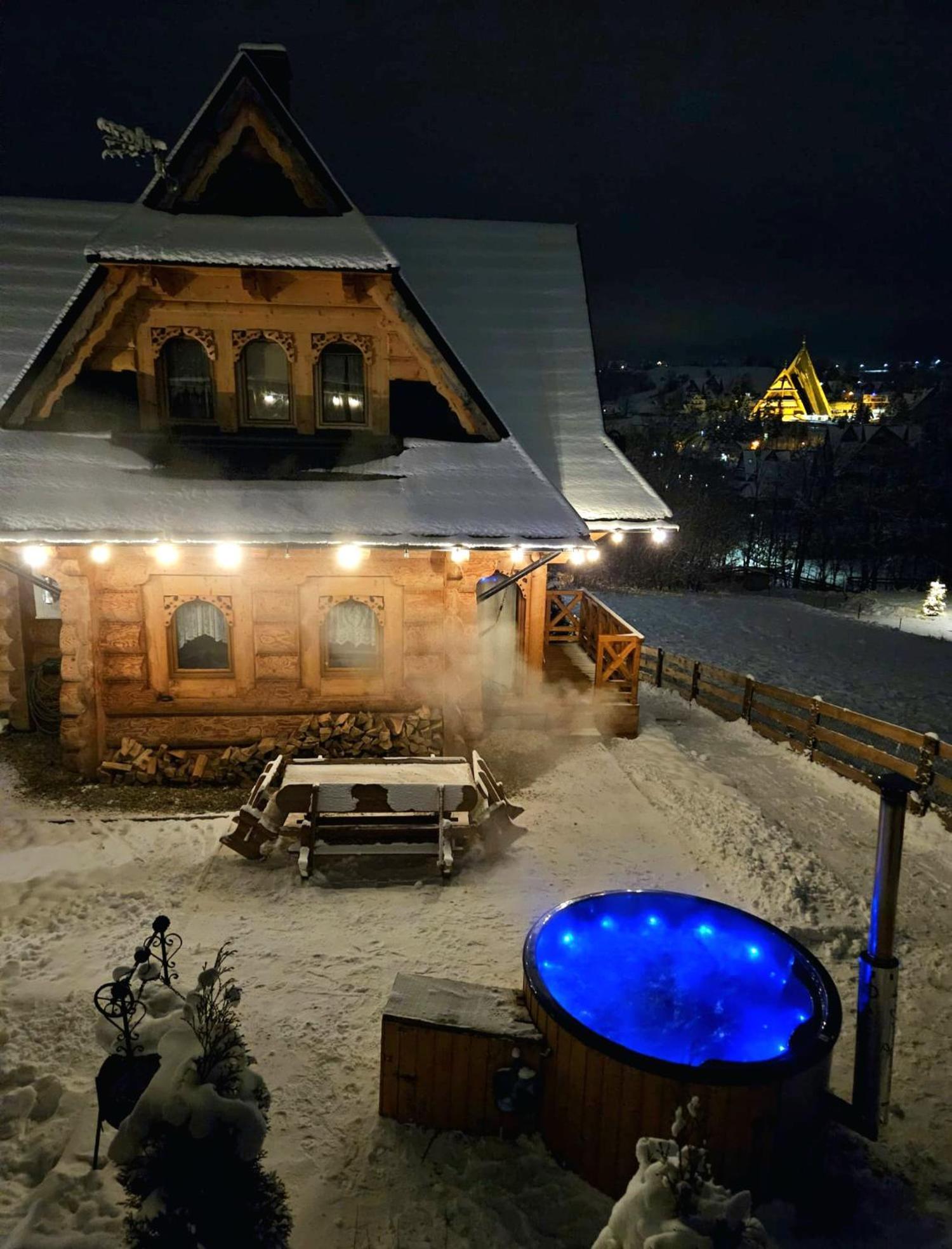 Goralska Chatka 3 Highland Cottage - Jacuzzi, Sauna, Split Ac, Private Parking, Mountains View ザコパネ エクステリア 写真